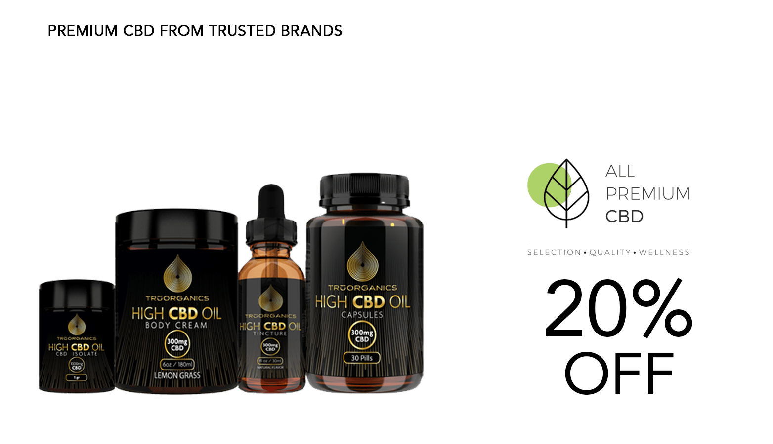 All Premium CBD Tru Organics Website