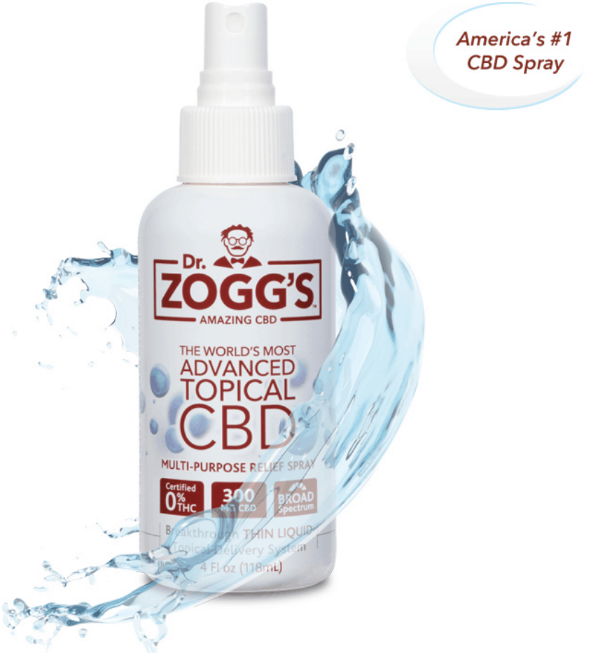 Dr. Zoggs Amazing CBD Coupons Relief Spray