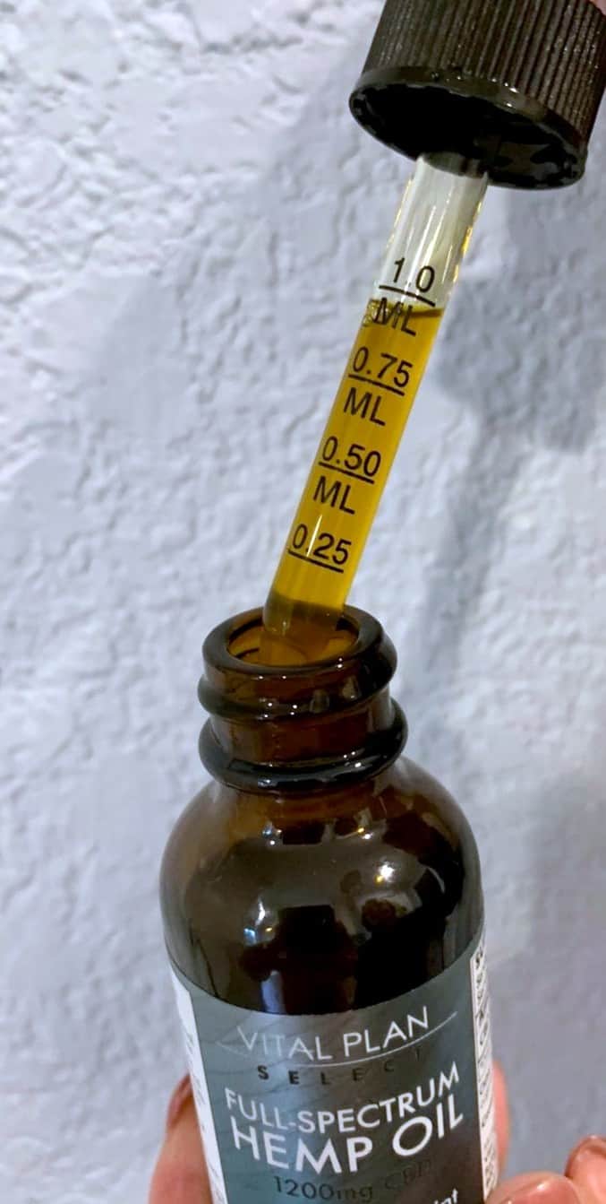 Vital Plan Select Full Spectrum Hemp Oil Tincture 1200mg Peppermint save on cannabis Beauty Shot