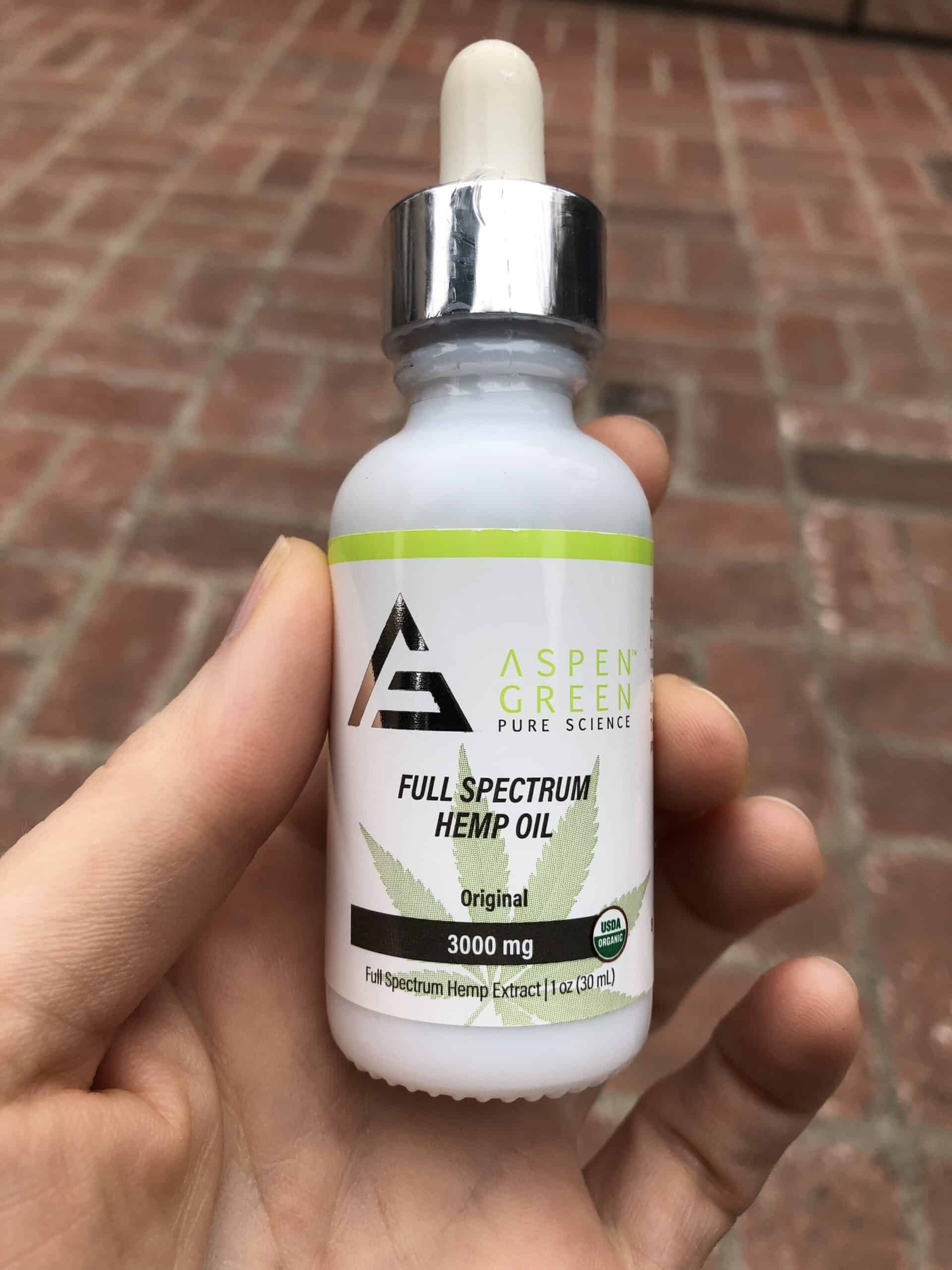 Aspen Green Review CBD Full Spectrum Hemp Oil 3 000 MG SOC
