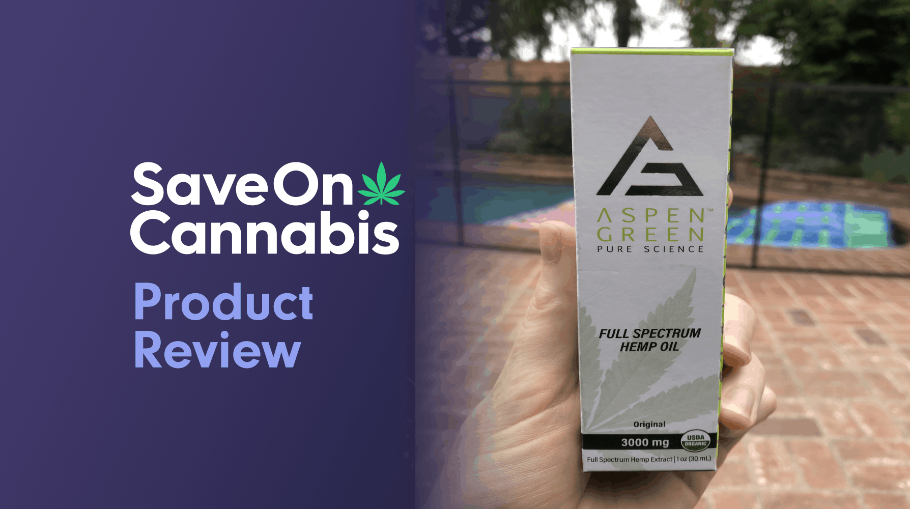 aspen green full spectrum hemp oil 3,000 mg save on cannabis review website