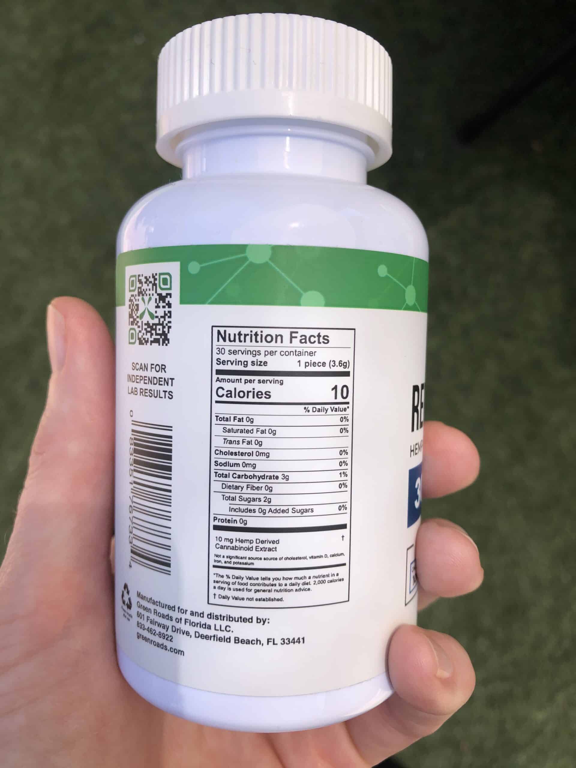 green roads relax bears save on cannabis review specifications