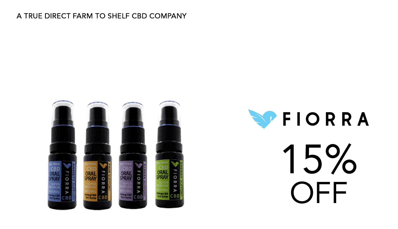 Fiorra CBD Coupon Code Oil Spray Offer Website