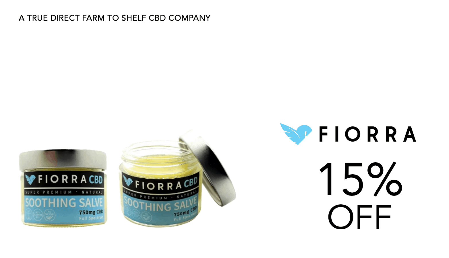 Fiorra CBD Coupon Code Salve Offer Website
