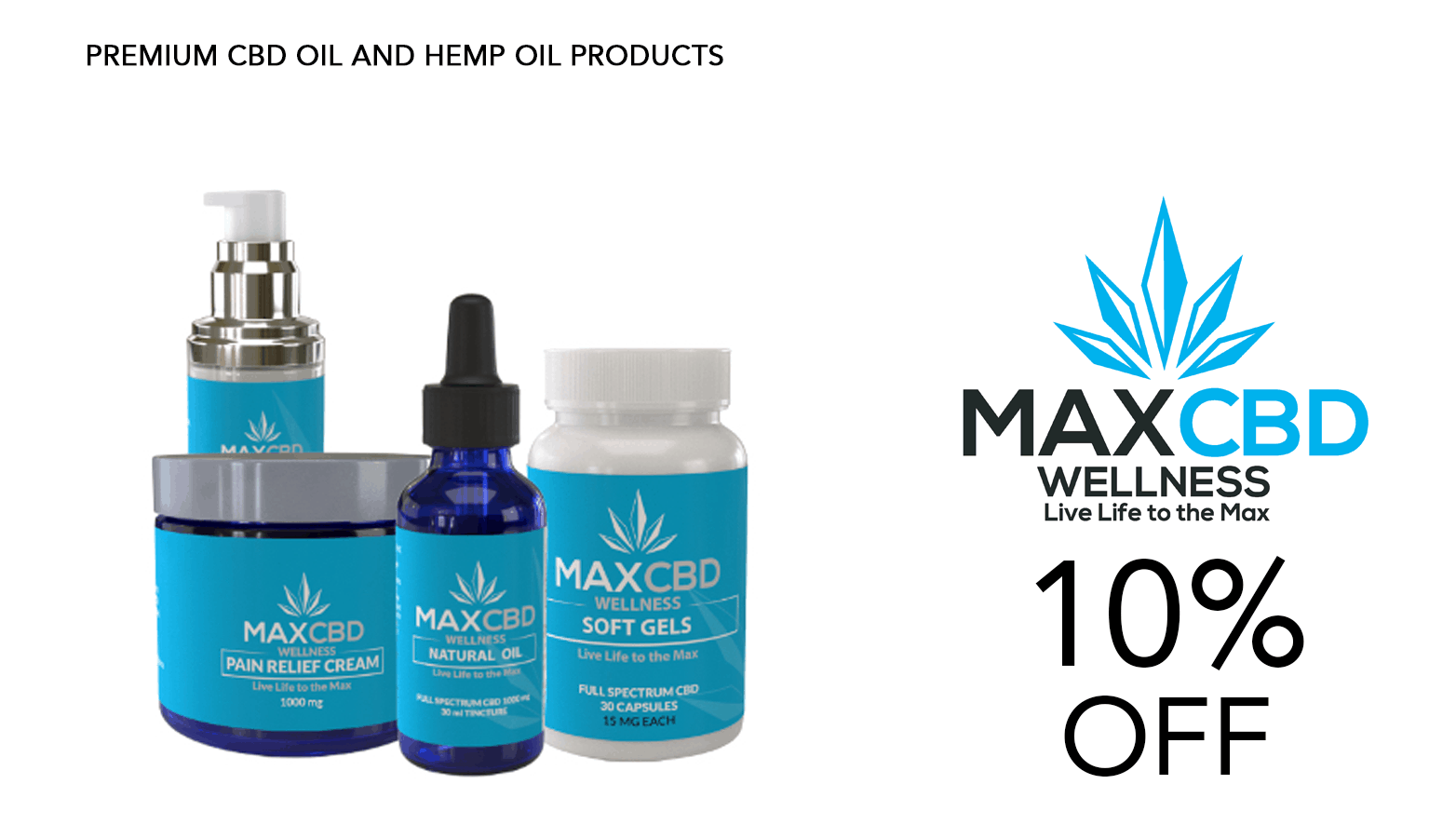 MaxCBD Wellness Coupon Code Promo