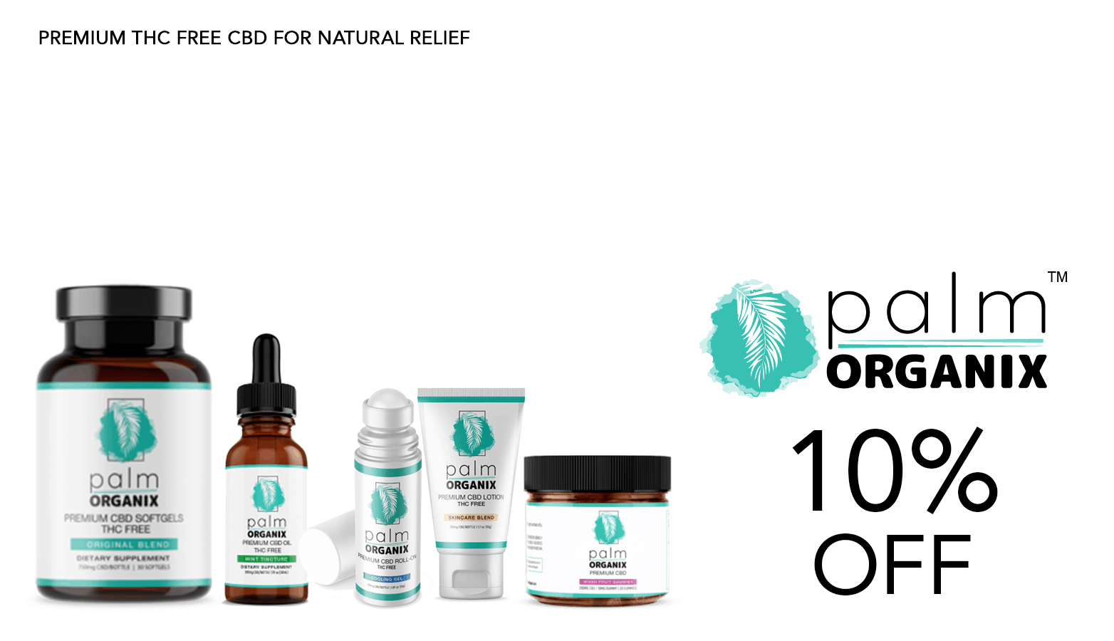 Palm Organix CBD Coupon Code Promo Discount