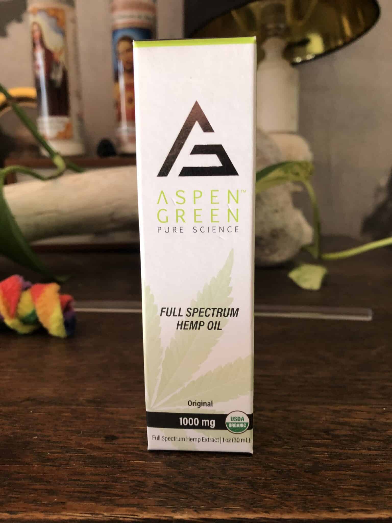 CBD Review: Aspen Green Full Spectrum Hemp Oil 1,000 mg - SOC