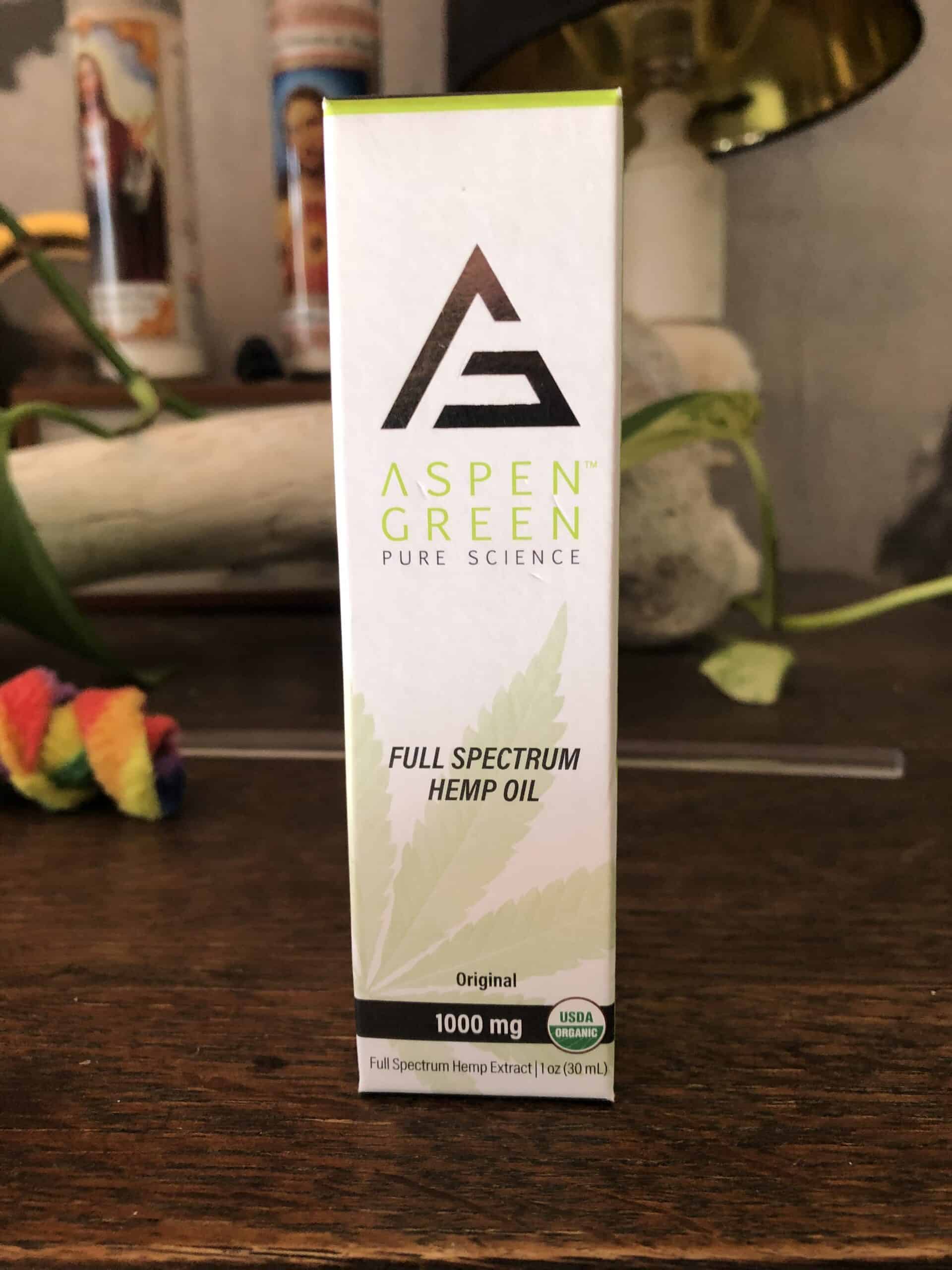 CBD Review: Aspen Green Full Spectrum Hemp Oil 1,000 Mg - SOC