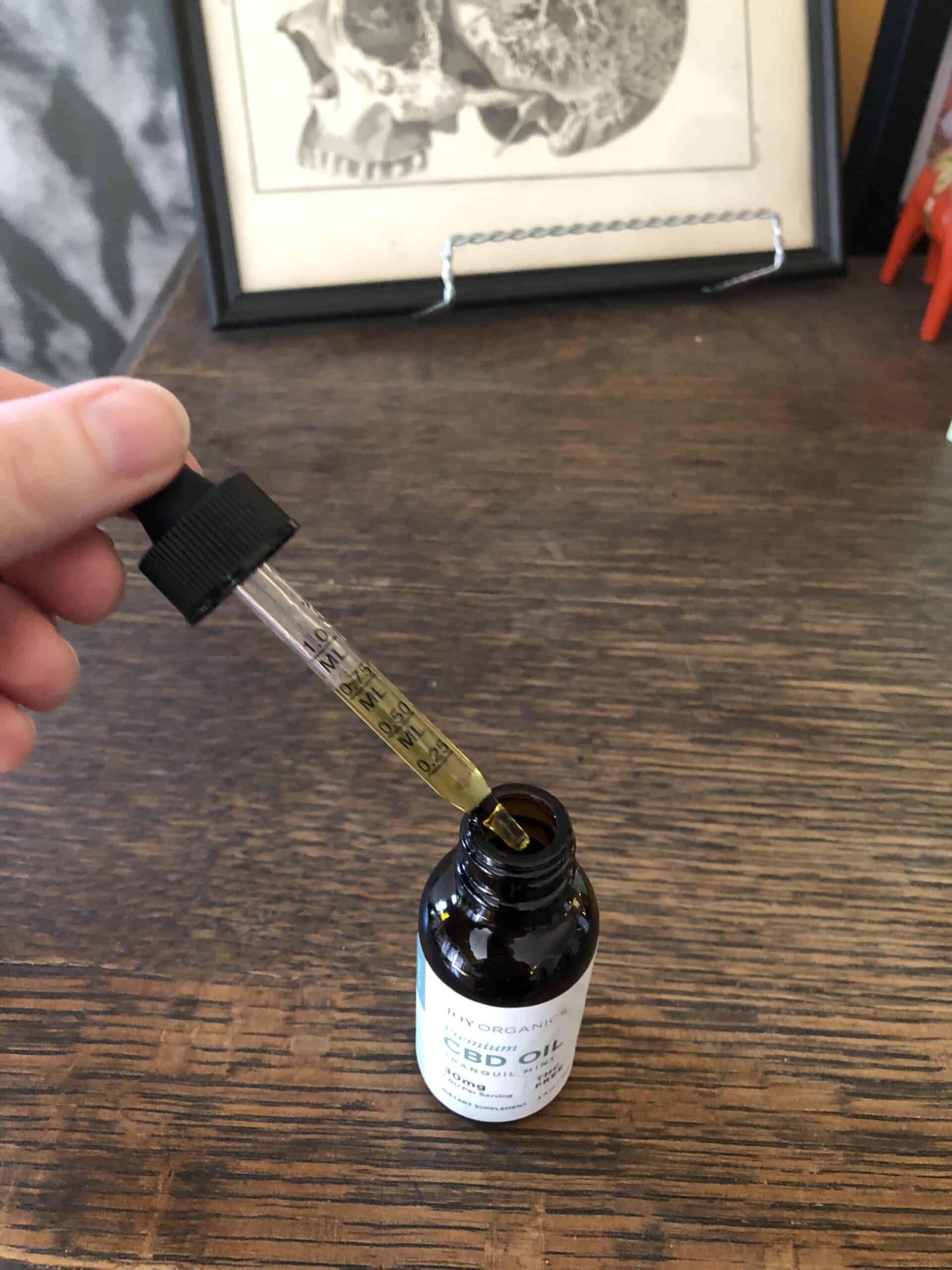 joy organics cbd oil tranquil mint 30 mg review save on cannabis testing process