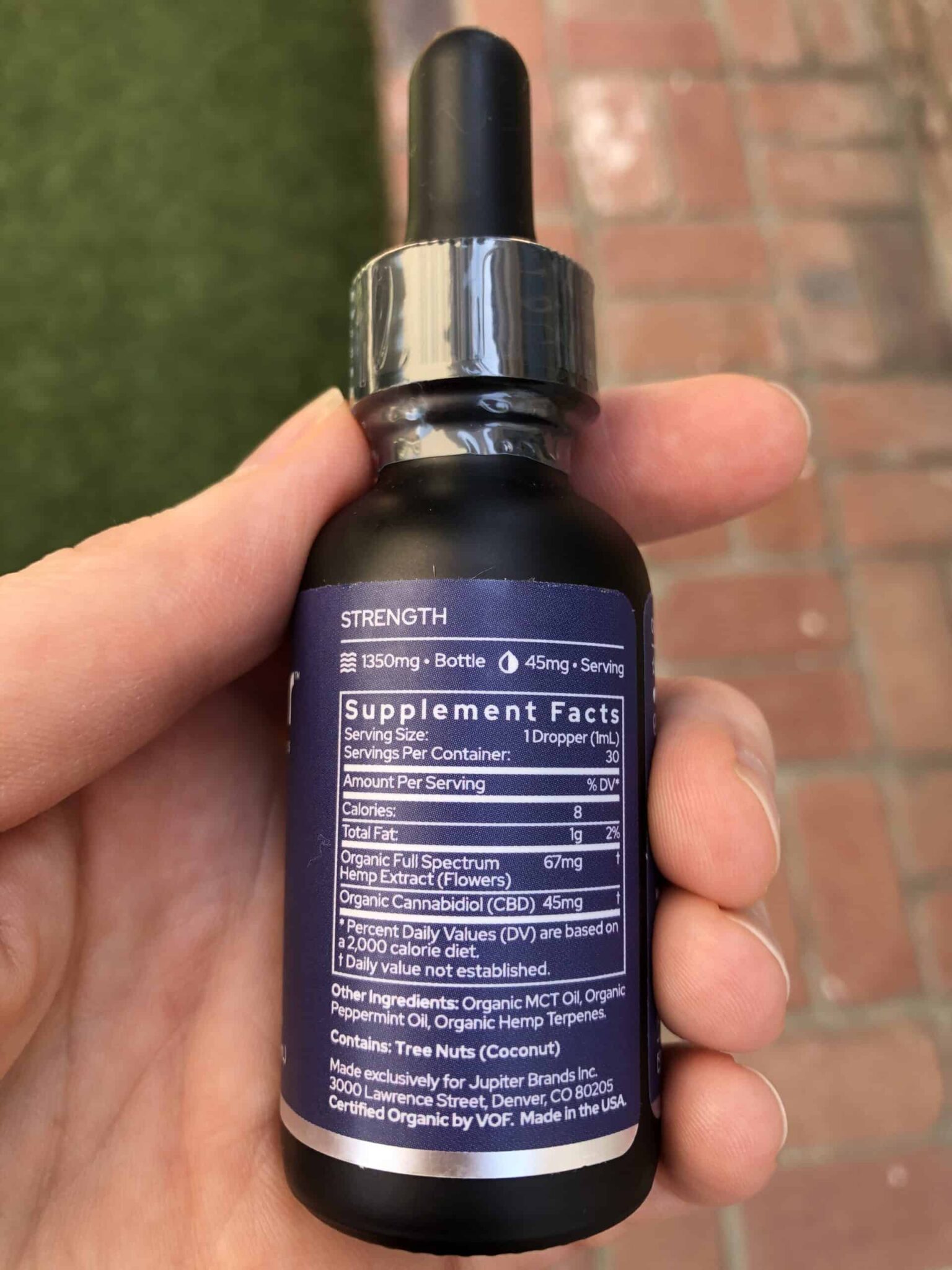 CBD Review Jupiter Organic CBD Drops 1350mg SOC