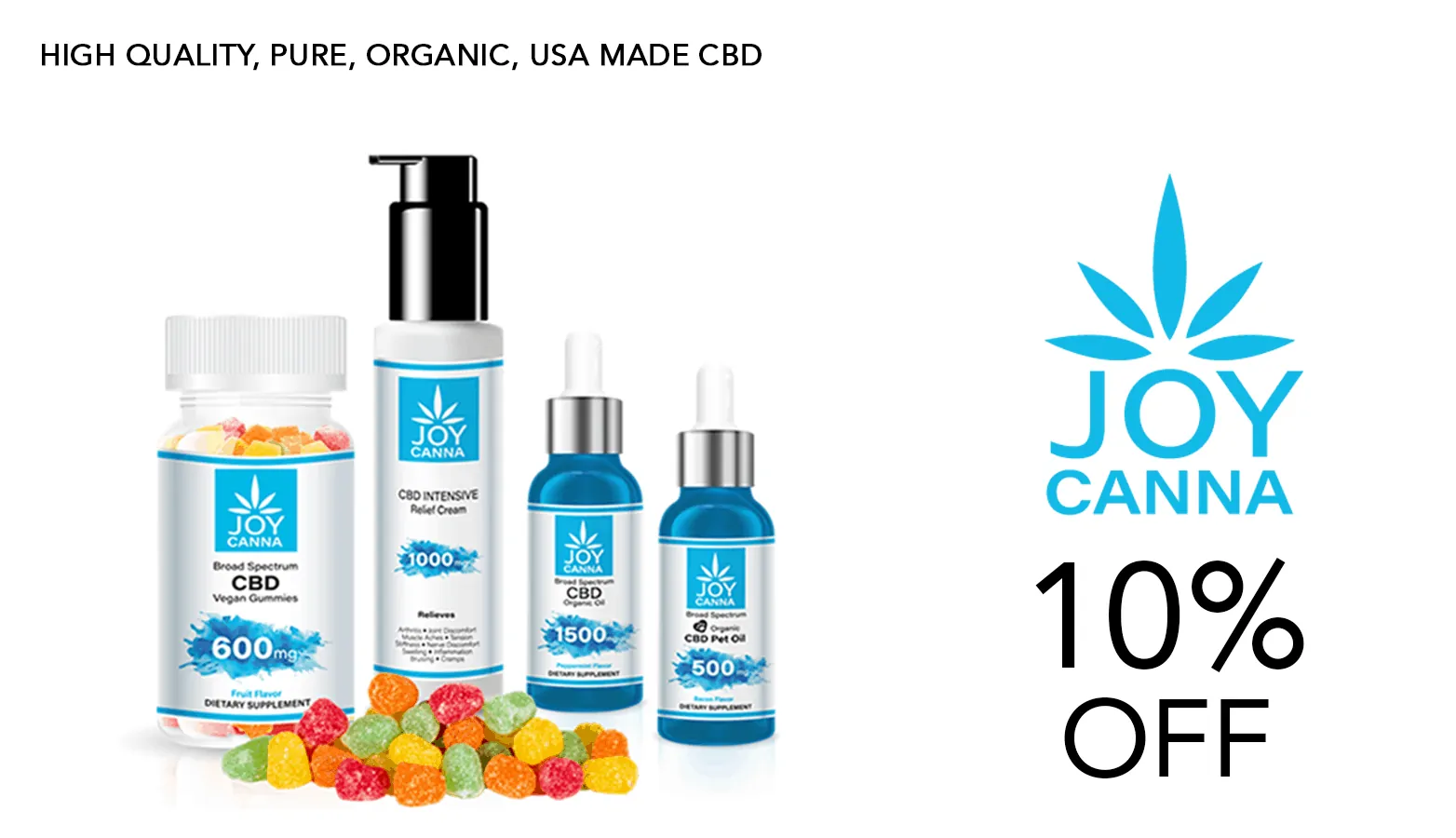 Joy Canna CBD Coupon Code Promo