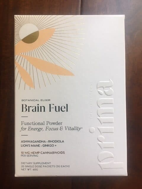 Prima Botanical Brain Fuel Elixir 10mg CBD Save On Cannabis Review