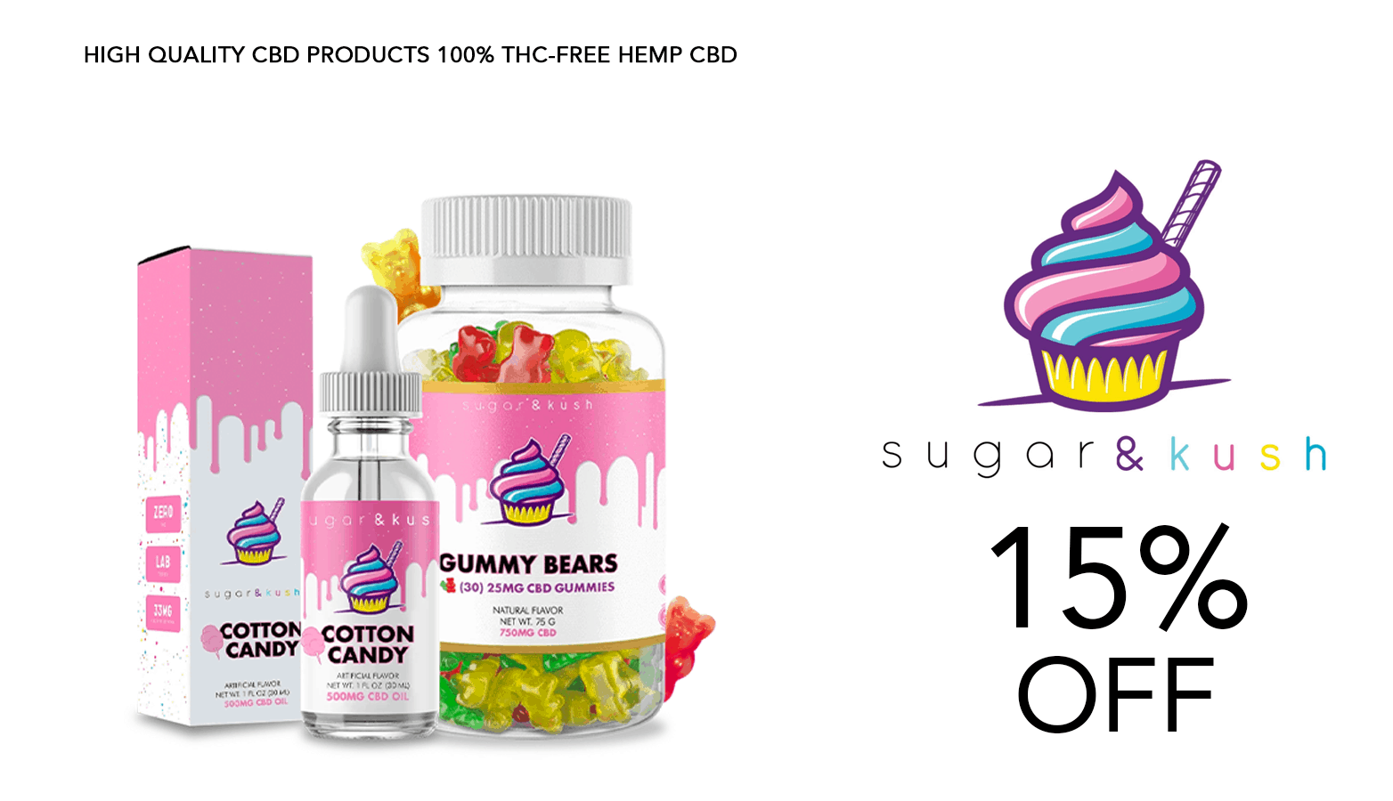 Sugar and Kush CBD Coupon Code Offer Website