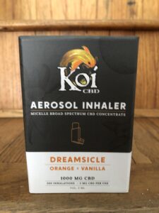koi hemp extract cbd inhaler dreamsicle save on cannabis review