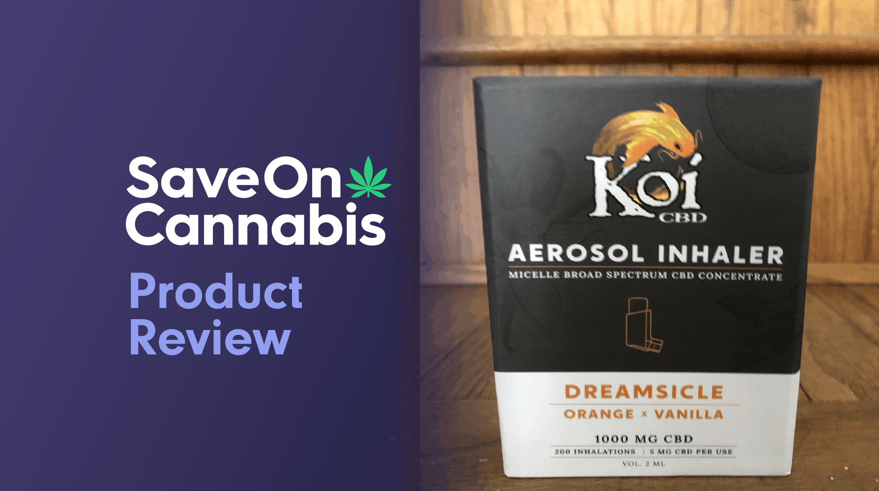 koi hemp extract cbd inhaler dreamsicle save on cannabis website
