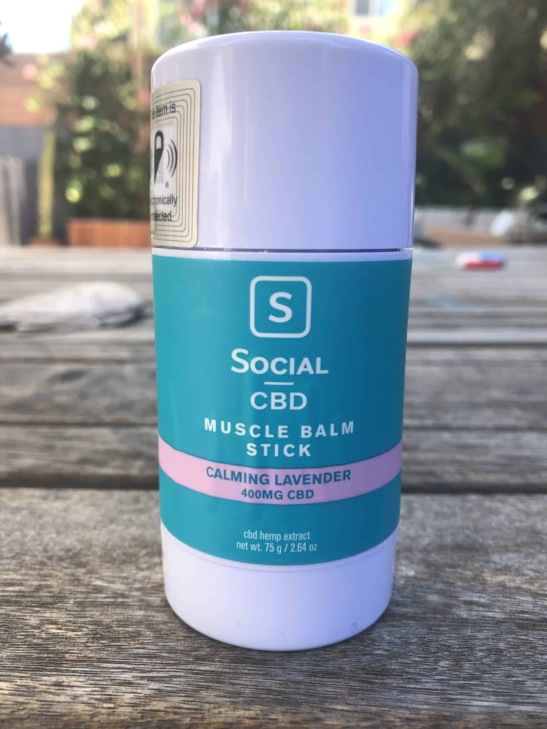 Social CBD - Muscle Balm Stick Calming Lavender