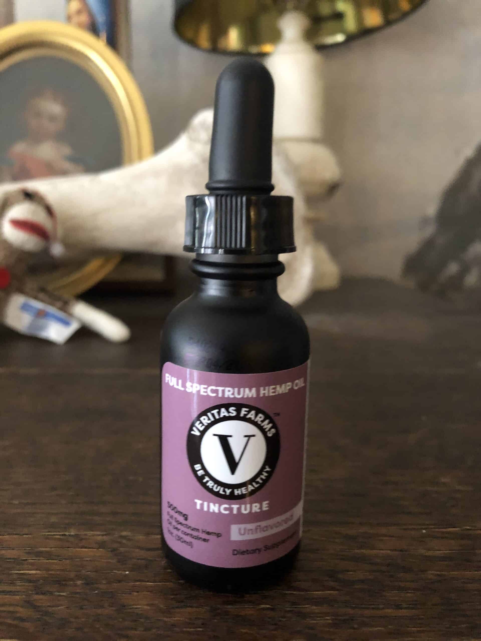 veritas farms 500 mg unflavored full spectrum cbd tincture save on cannabis review