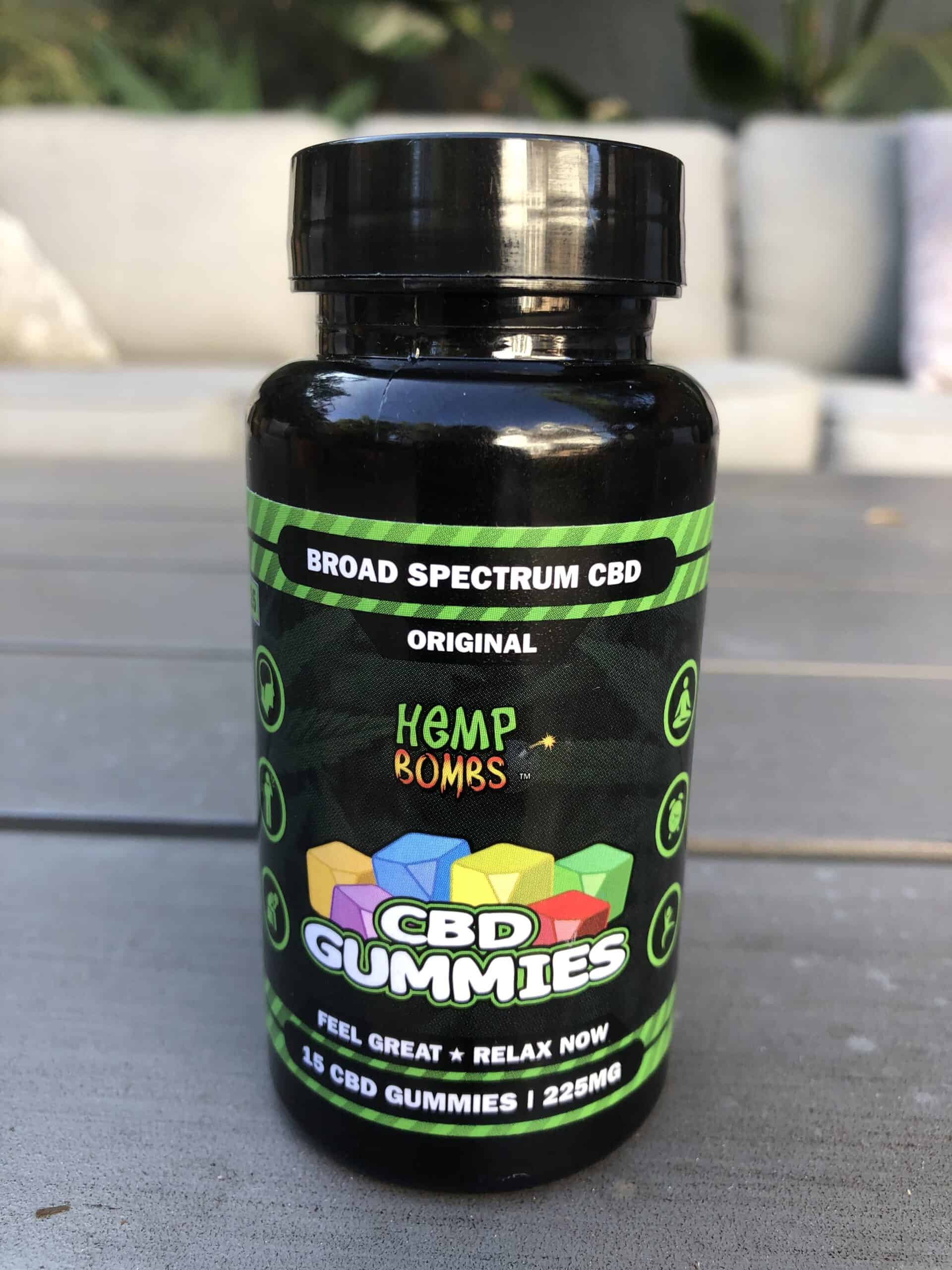 CBD Review: Hemp Bombs CBD Gummies 225mg (15mg Each) (sold by ...