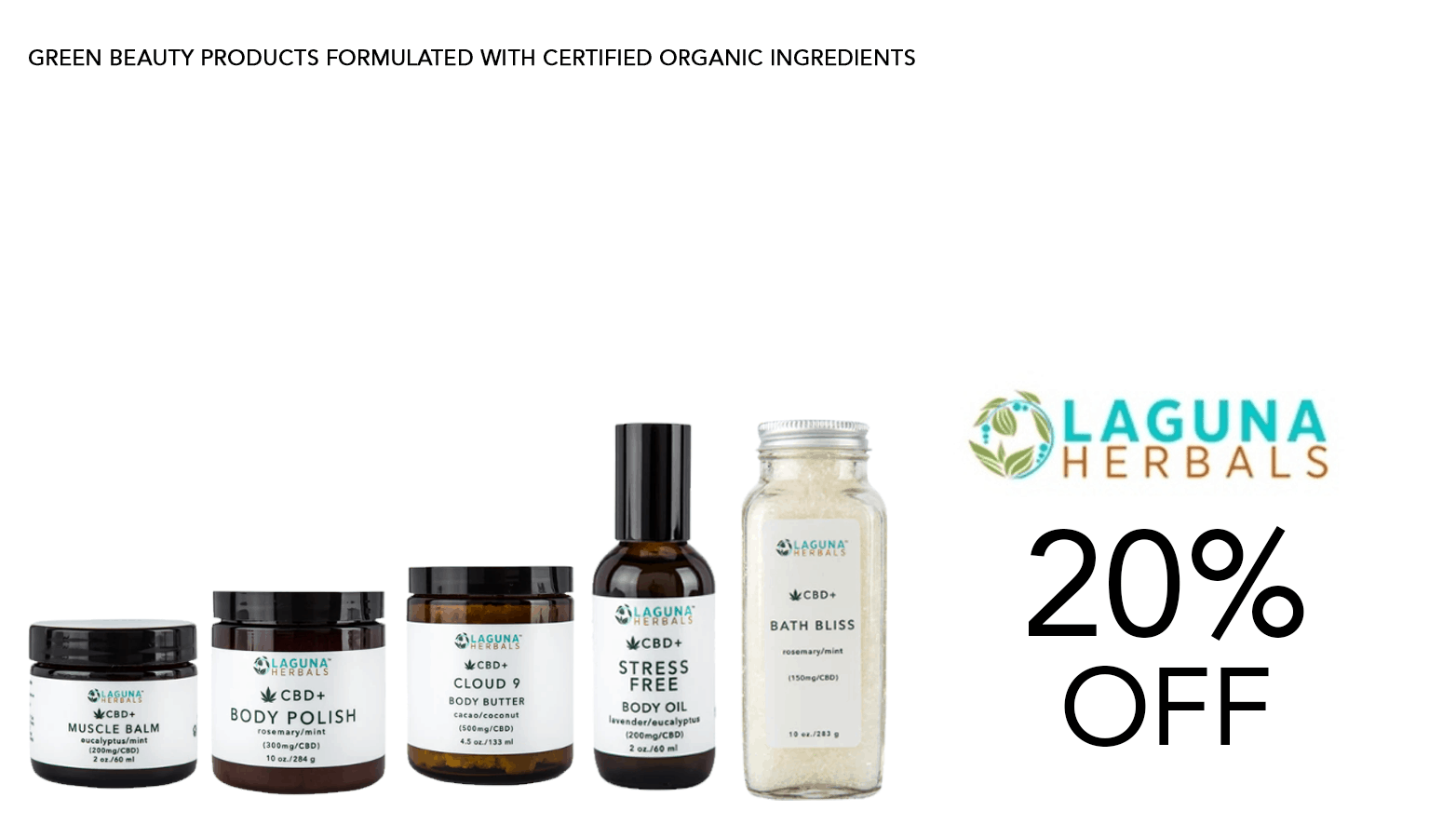 Laguna Herbals CBD Coupon Code Offer Promo