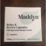 Maddyn Relax & Revive Hemp Extract Turmeric Capsules Save On Cannabis Review