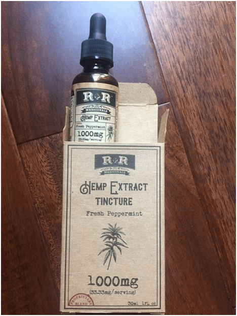 R & R Medicinals CBD Hemp Extract Tincture Save On Cannabis Review Beauty Shot