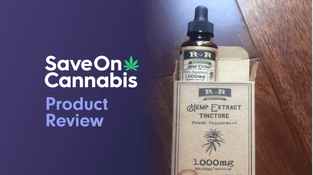 R &Amp; R Medicinals Cbd Hemp Extract Tincture Save On Cannabis Review Website