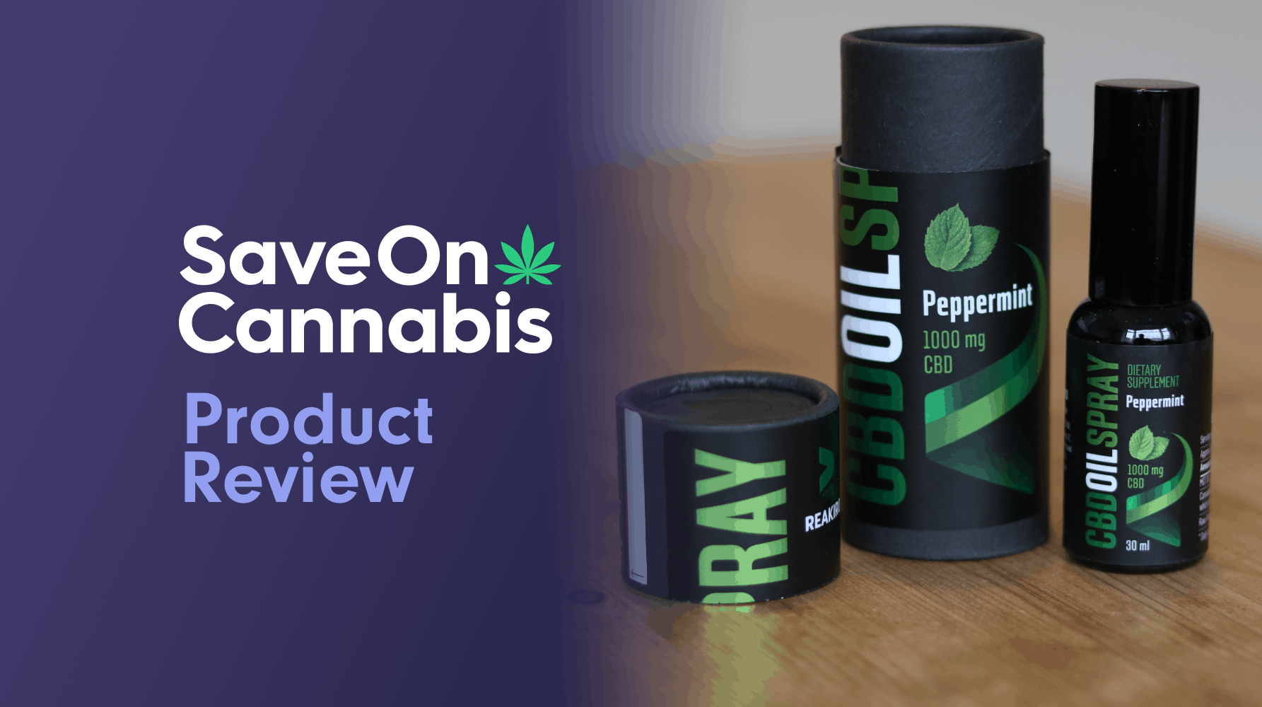 Reakiro CBD Oil Spray Peppermint Save On Cannabis Review Website