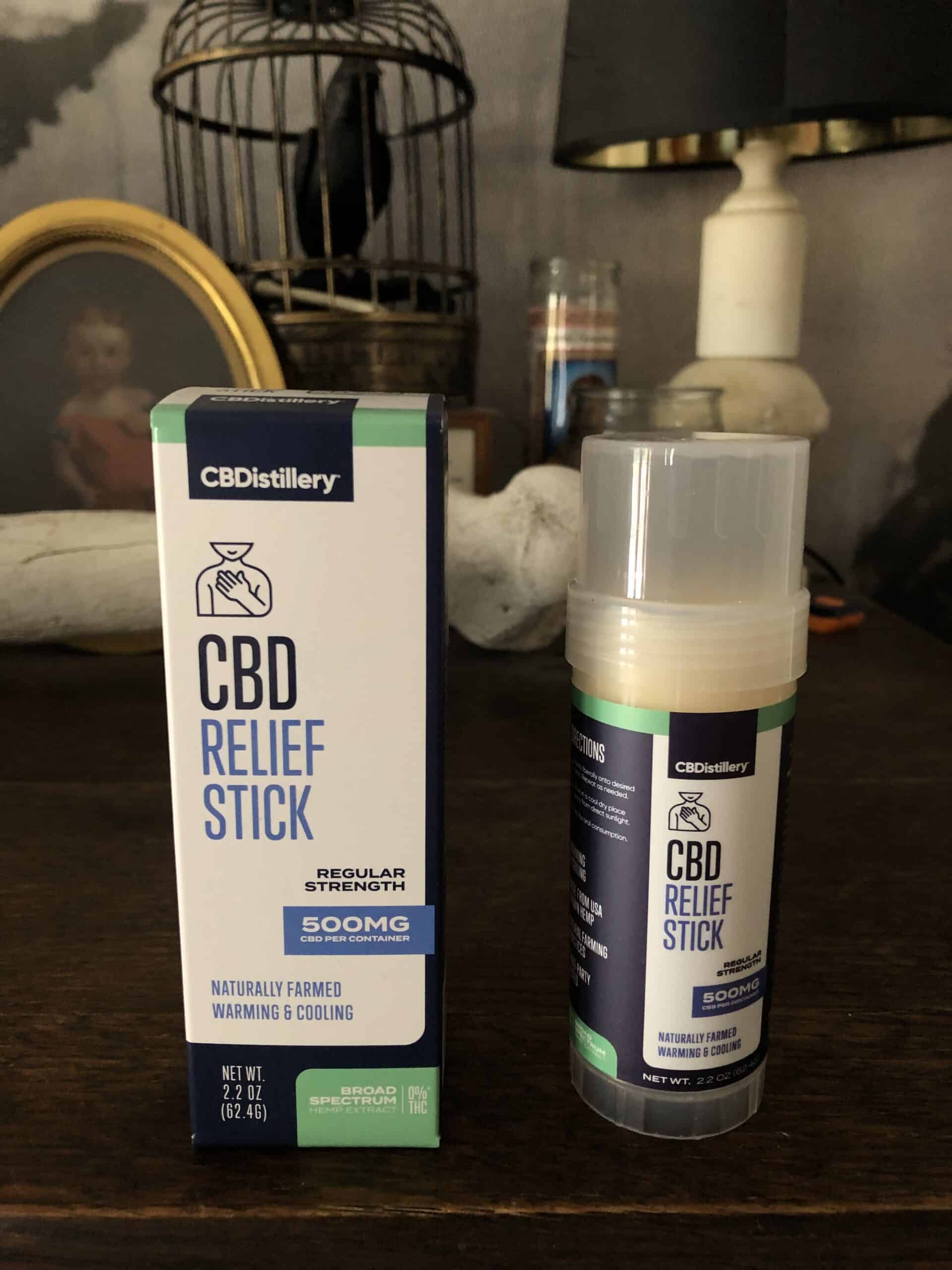 Cbdistillery CBD Relief Stick Save On Cannabis Review Beauty Shot