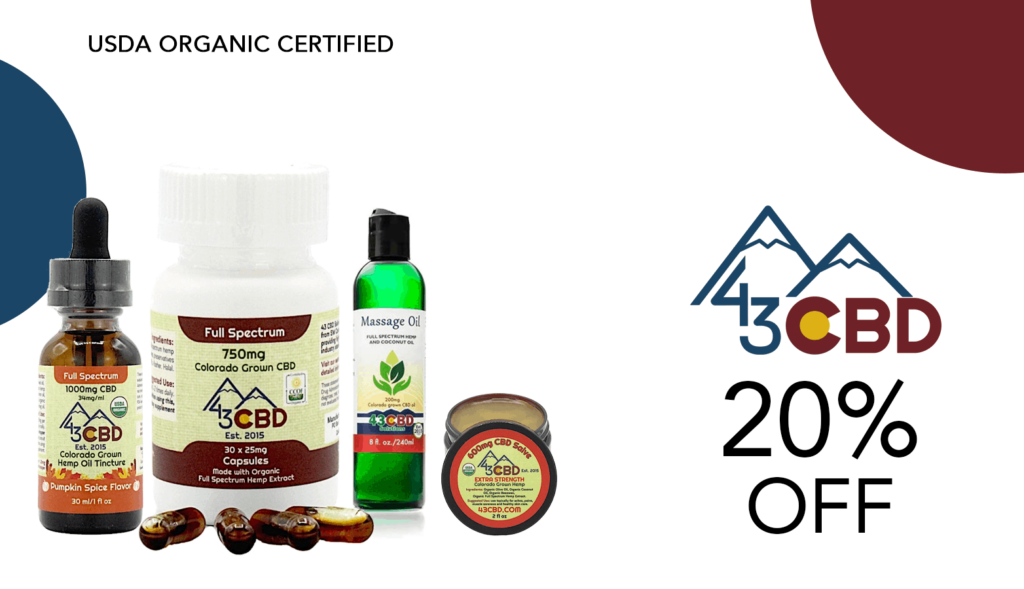20% Off First Order At 43 Cbd Solutions! Artisan Quality Hemp. 31 43 Cbd Solutions Coupon Code Offer Website