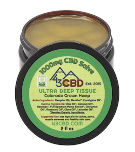 43 CBD Solutions Coupons Ultra Deep Tissue Salves