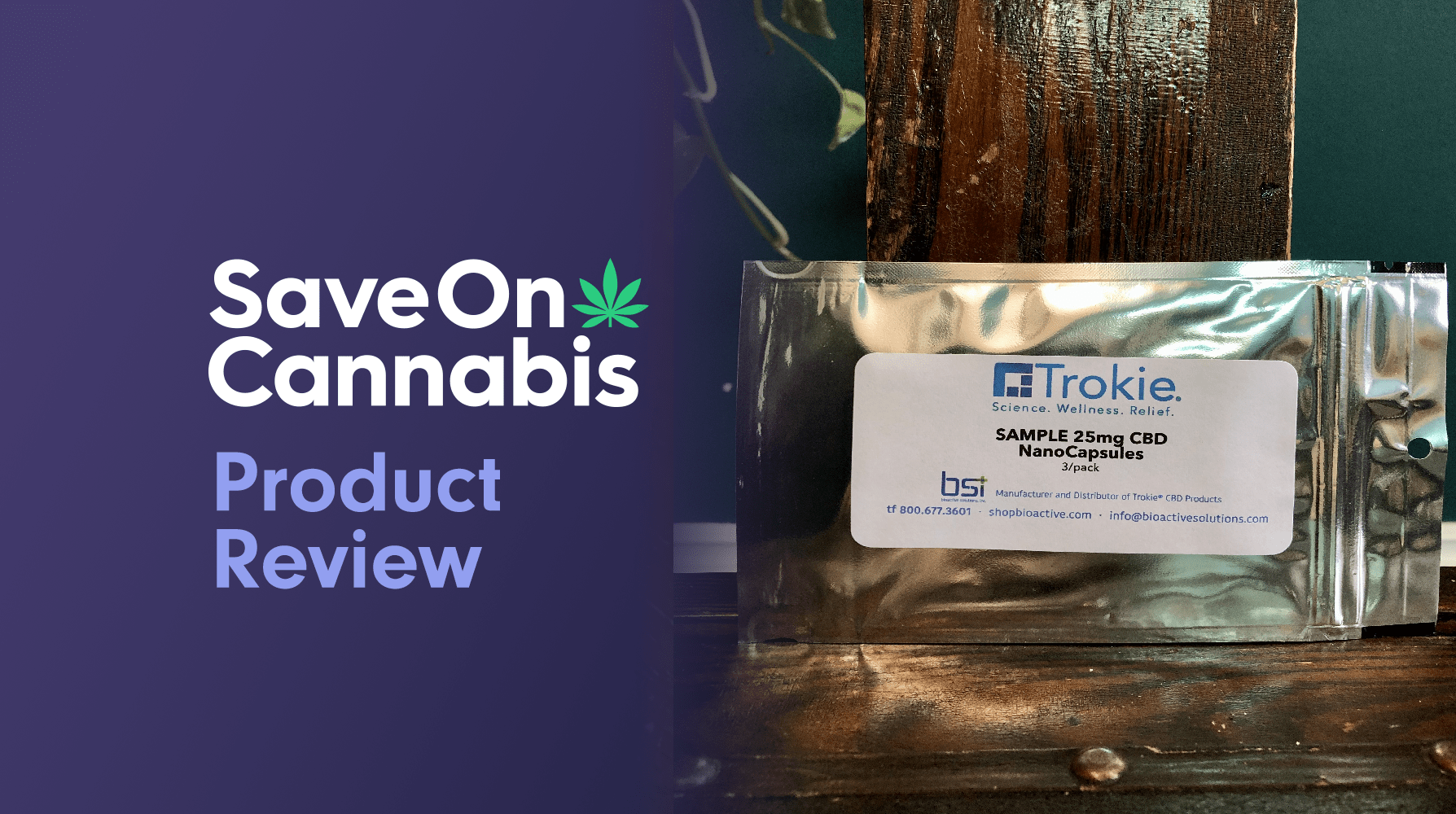 Trokie CBD Nanocapsules Save On Cannabis Review Website