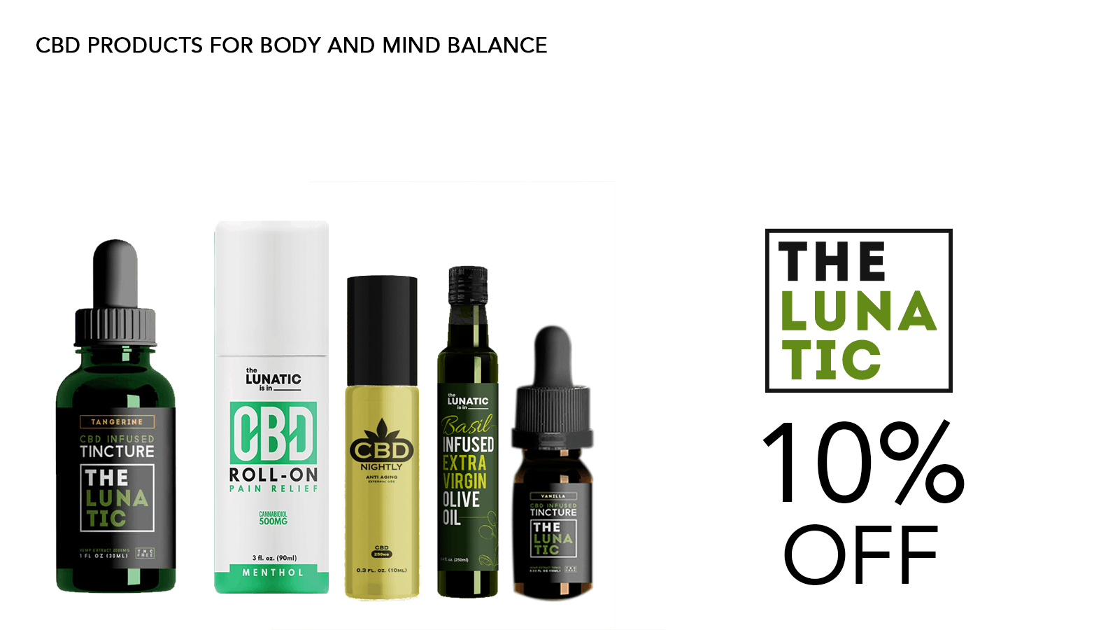 The Lunatic CBD Coupon Code Offer Website