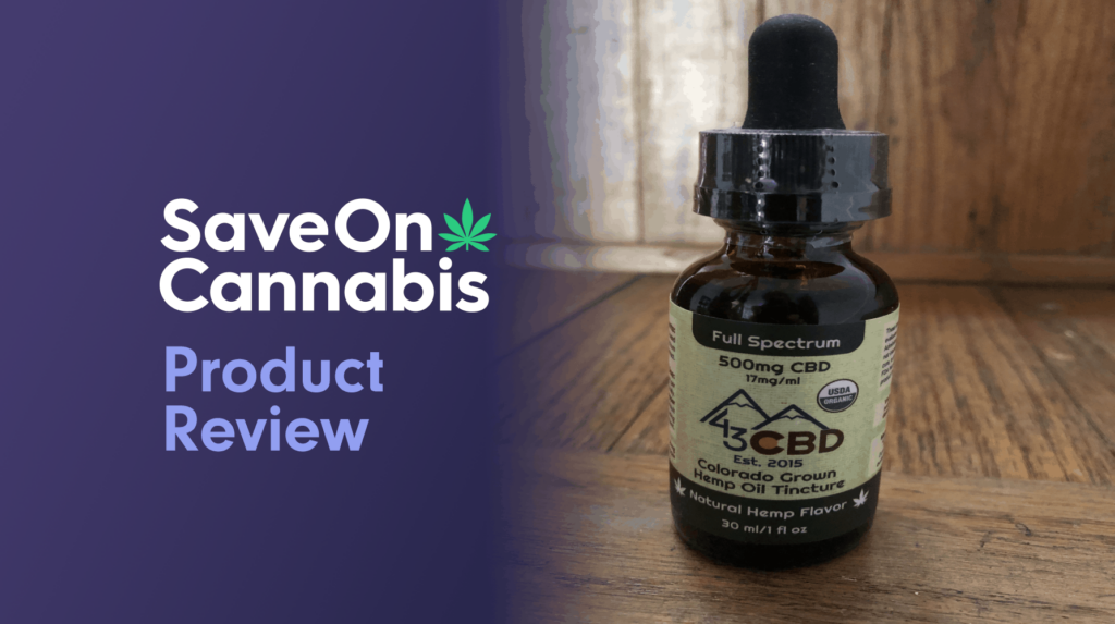 43 Cbd Solutions: Thc-Free Cbd Oil Tincture (500Mg) Review 11 43 Cbd Usda Organic Full Spectrum Cbd Oil 500Mg Natural Save On Cannabis Review Website