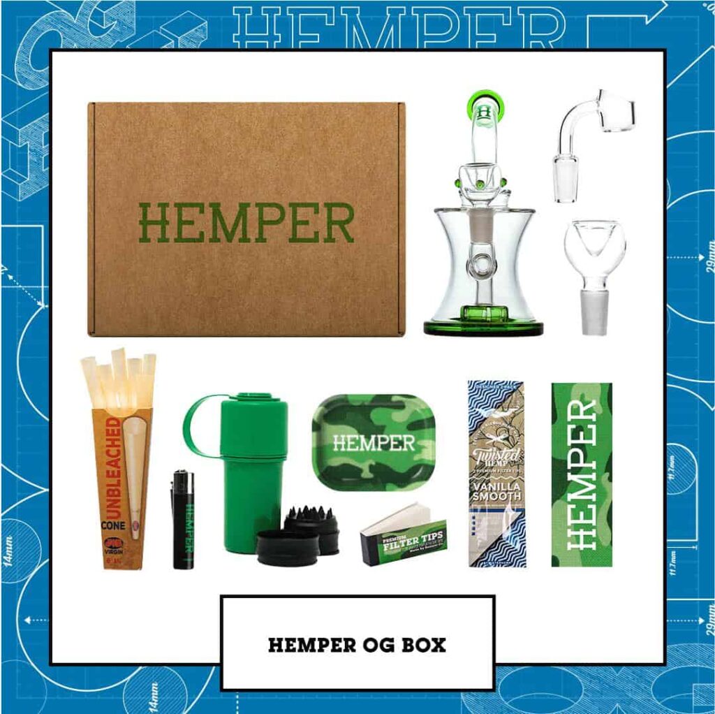 Hemper Smoking Accessories Coupons Box