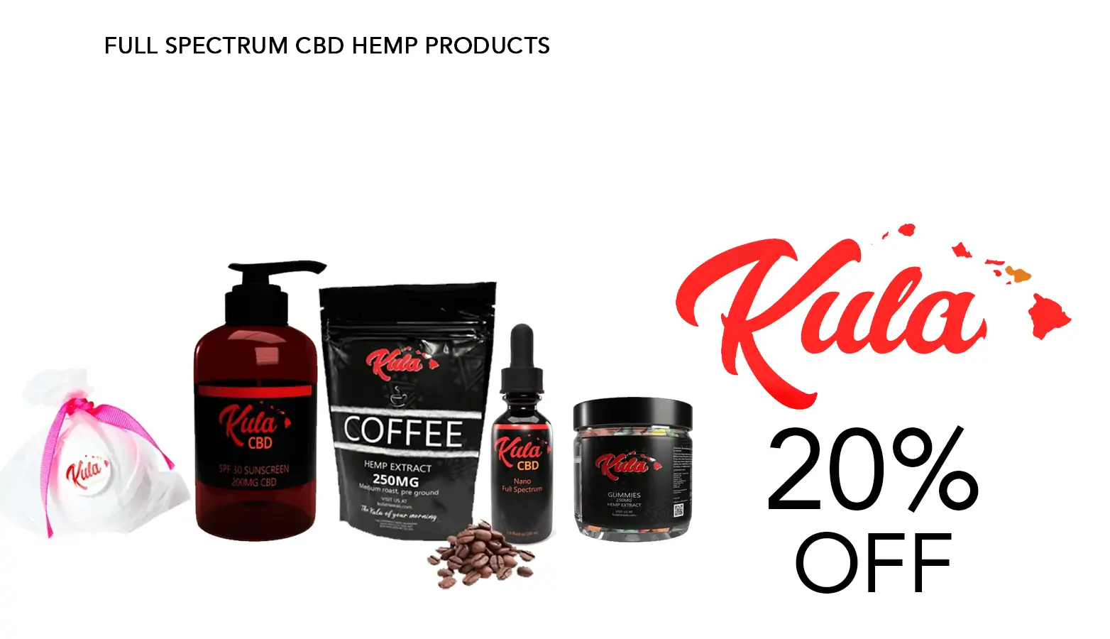 Kula Hawaii CBD Coupon Code Offer Website