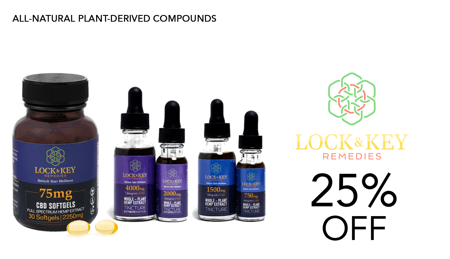 LocK and Key Remedies Inc CBD Coupon Code 25 Percent Offer Website