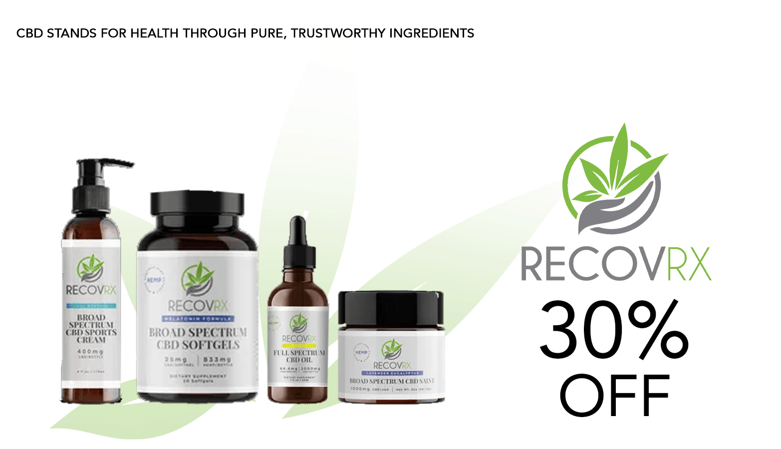 RECOVRX CBD Coupon Code Offer Website