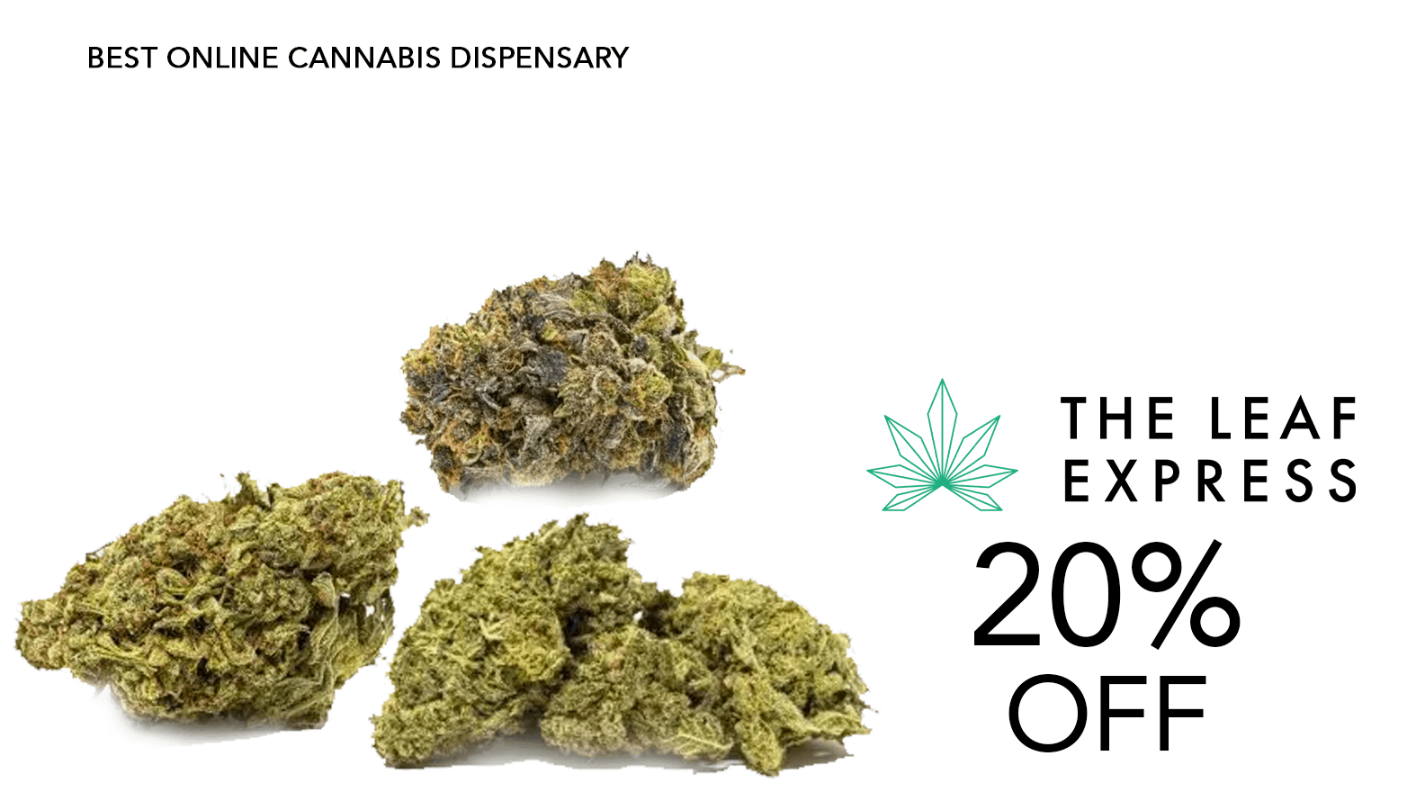 The Leaf Express THC Coupon Code Offer Website