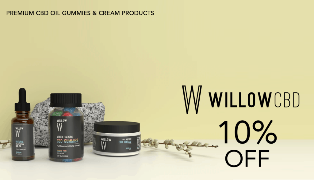10% Off Entire Order At Willow Cbd! Naturally Grown Colorado Full-Spectrum Hemp. 3 Willowcbd Coupon Code Offer Website