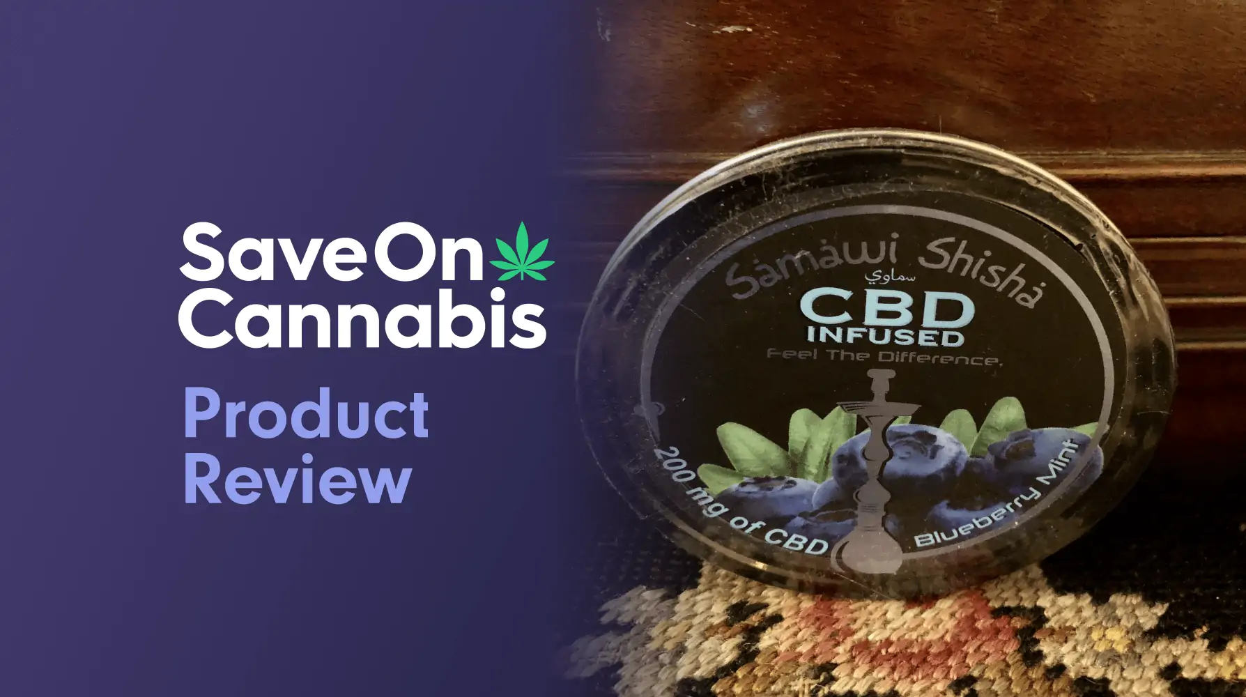 Flora CBD Blueberry Mint Shisha 200 mg Save On cannabis Review Website