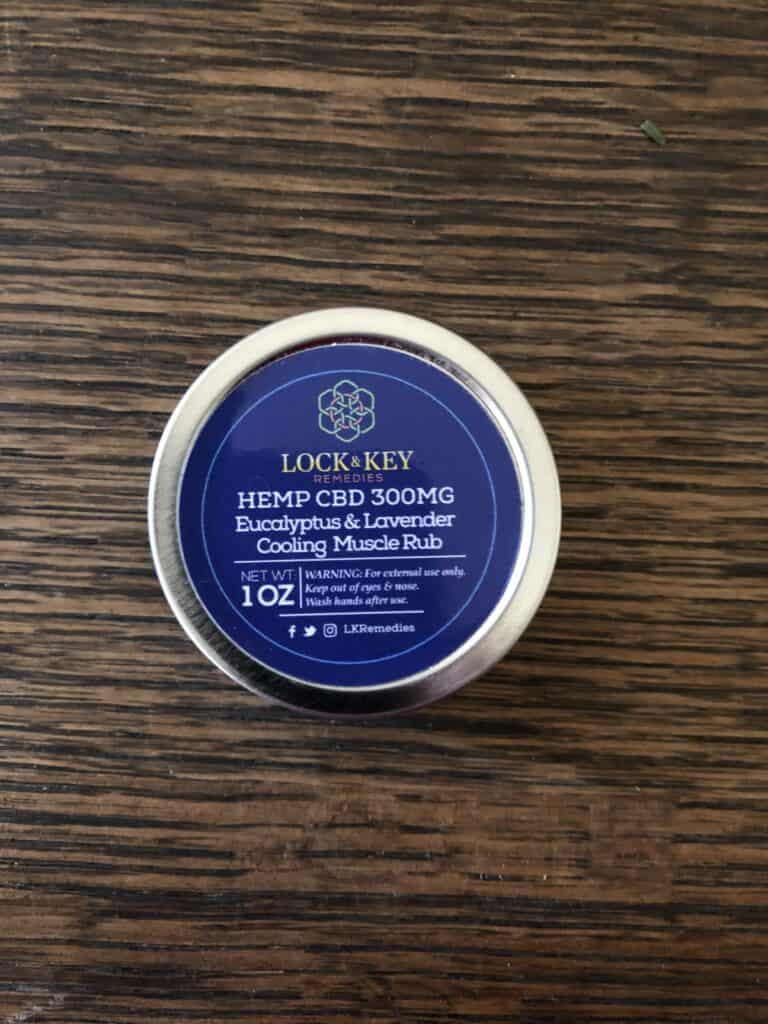 Lock & Key Remedies Encalyptus and Lavender Cooling Muscle Rub Save On Cannabis Review