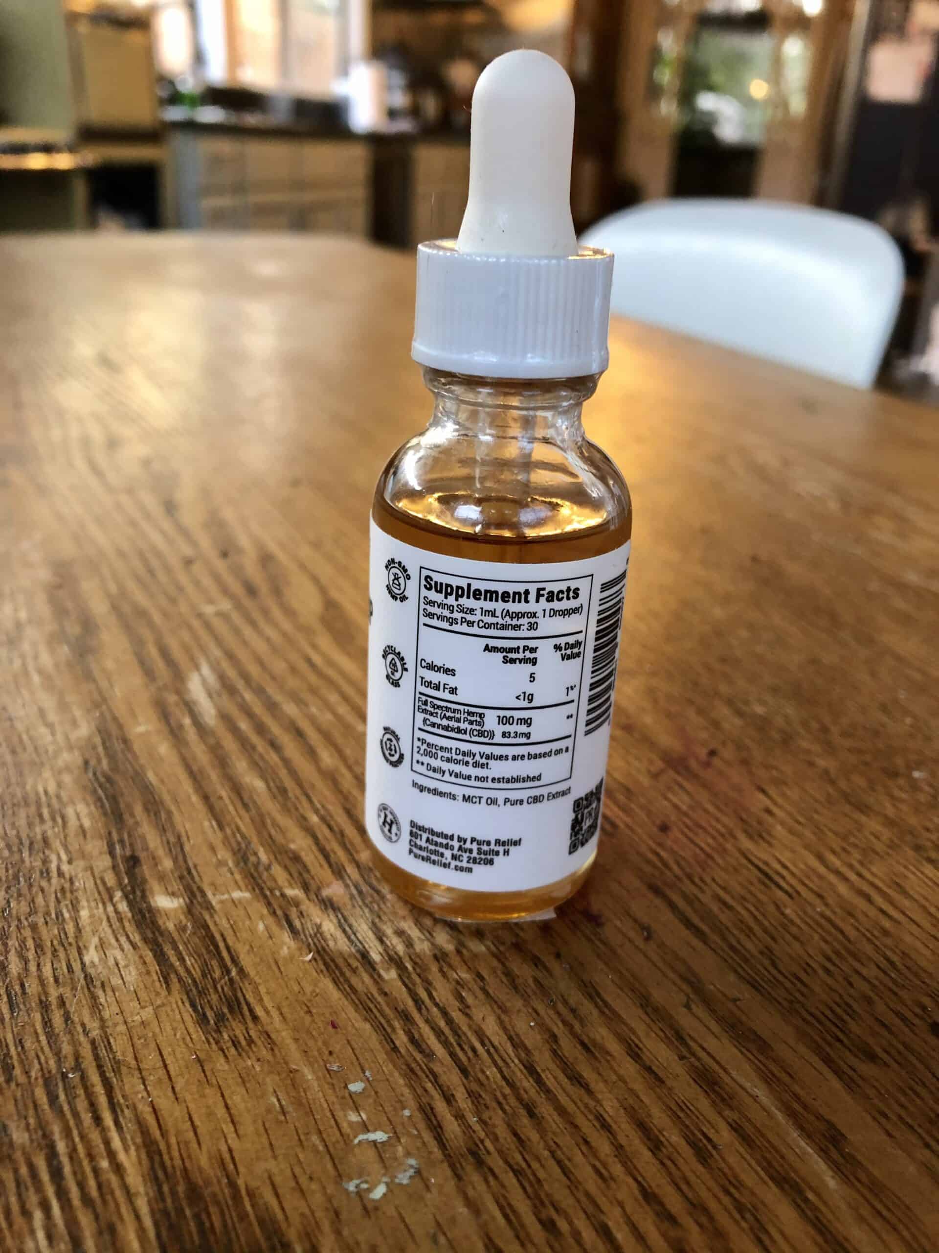 Pure Relief: Full Spectrum CBD Oil 2,500 Mg Review - SOC