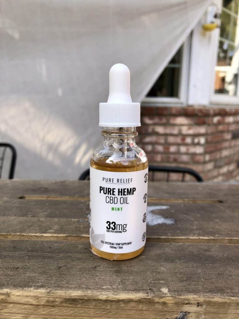 Pure Relief Full Spectrum Mint CBD Oil Save On Cannabis Review