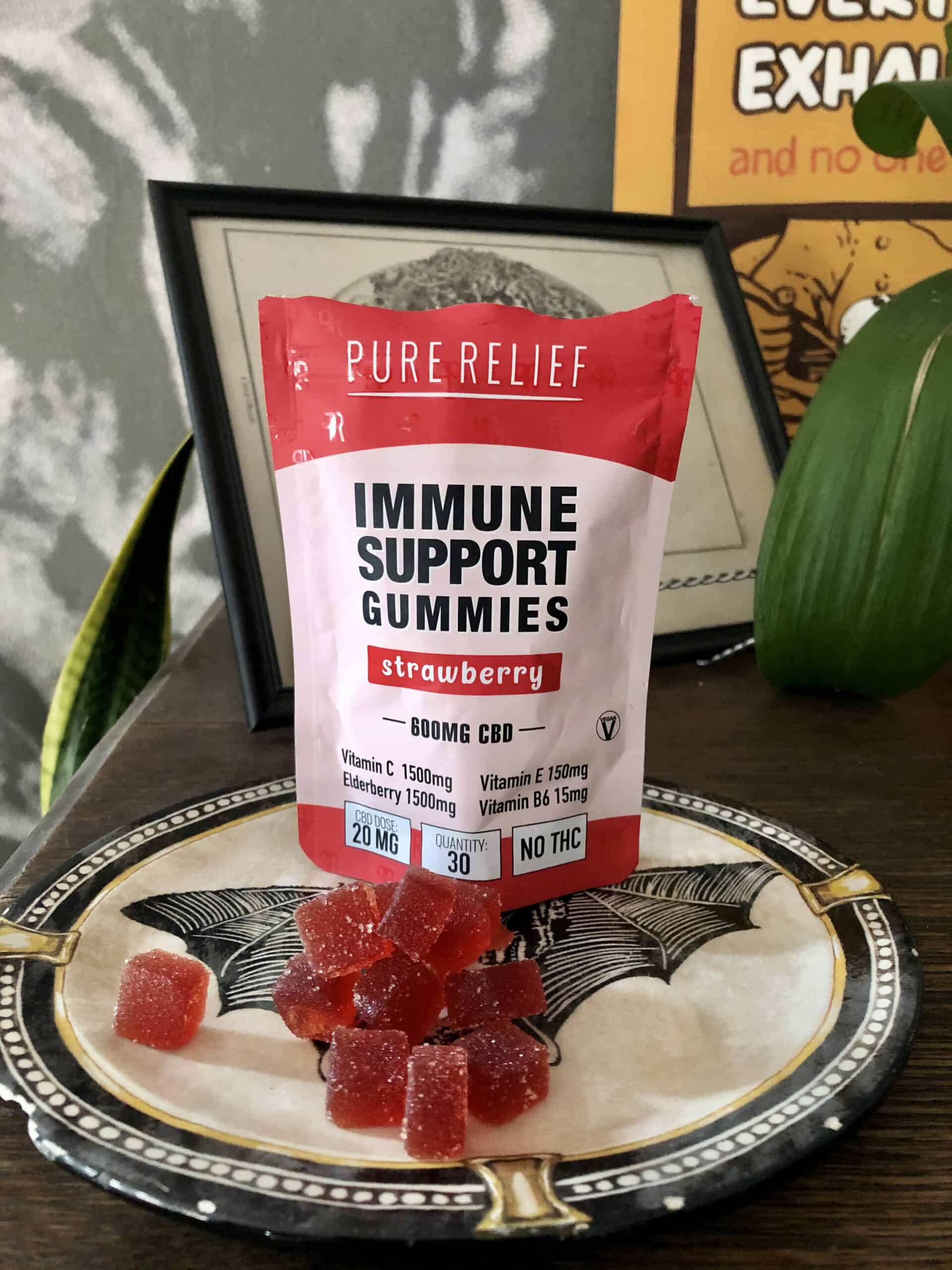 Pure Relief Immune Support Gummies Save On Cannabis Review Beauty Shot