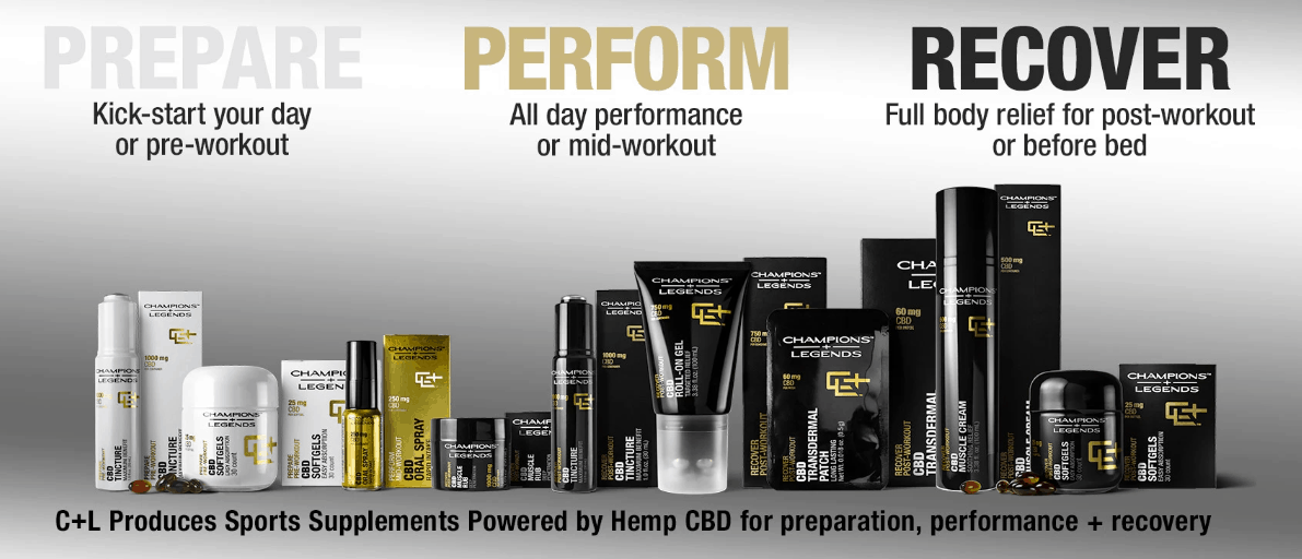 Champions Legends CBD Coupons Our Product Range
