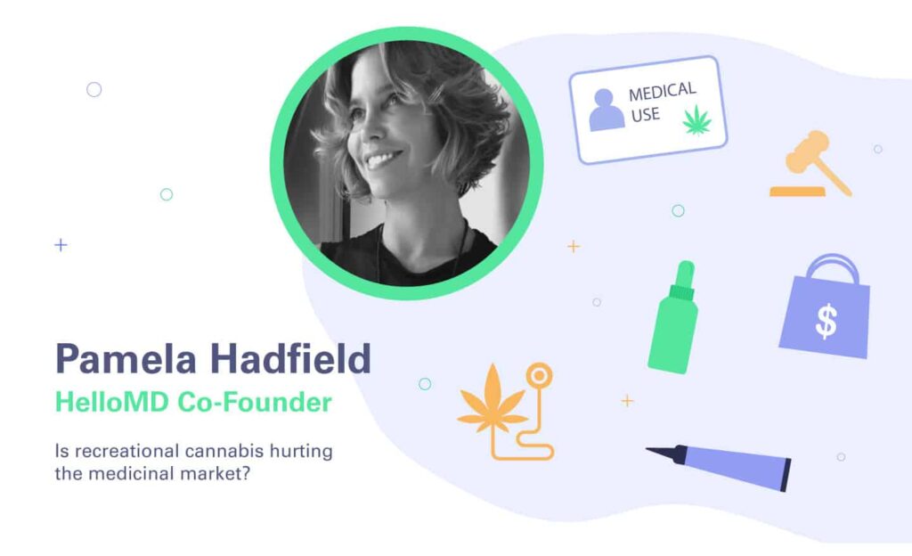 Pamela Hadfield On Recreational Cannabis Impact On The Medicinal Market 1 Hellomd Pamela Hadfield Interview