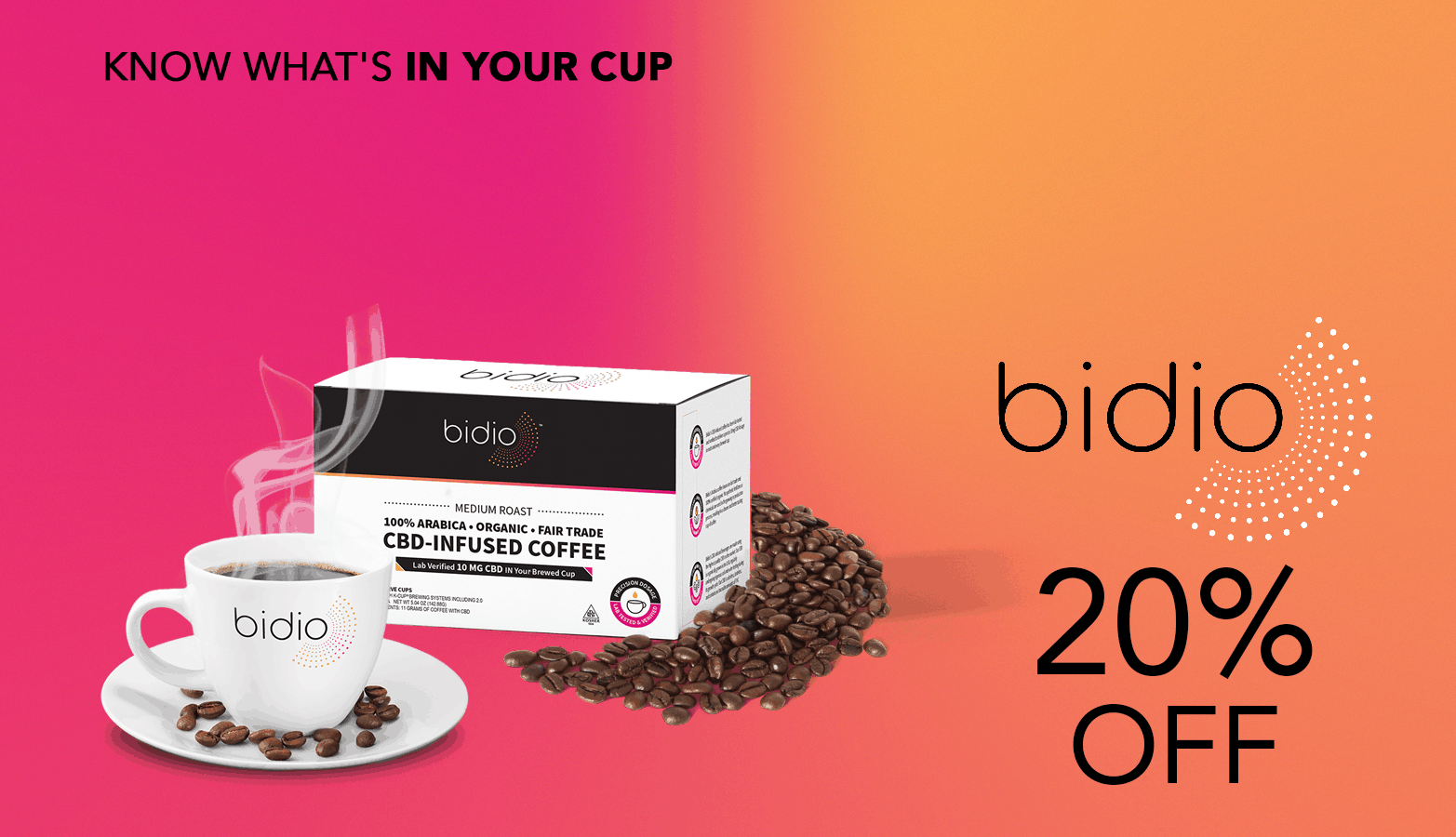 Bidio Blends CBD Coupon Code Website