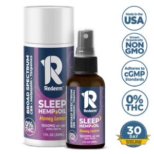 Redeem Therapeutics CBD Coupon Broad Spectrum CBD Oil Spray Sleep Formula
