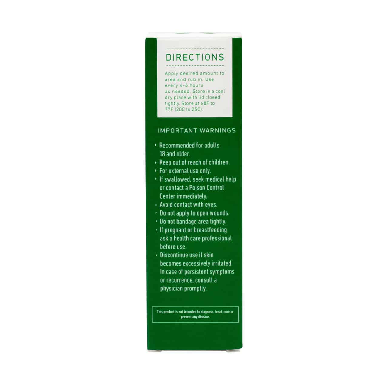 Green Roads Muscle & Joint Relief CBD Cream - Usage Directions Green Roads Muscle & Joint Relief CBD Cream - Usage Directions
