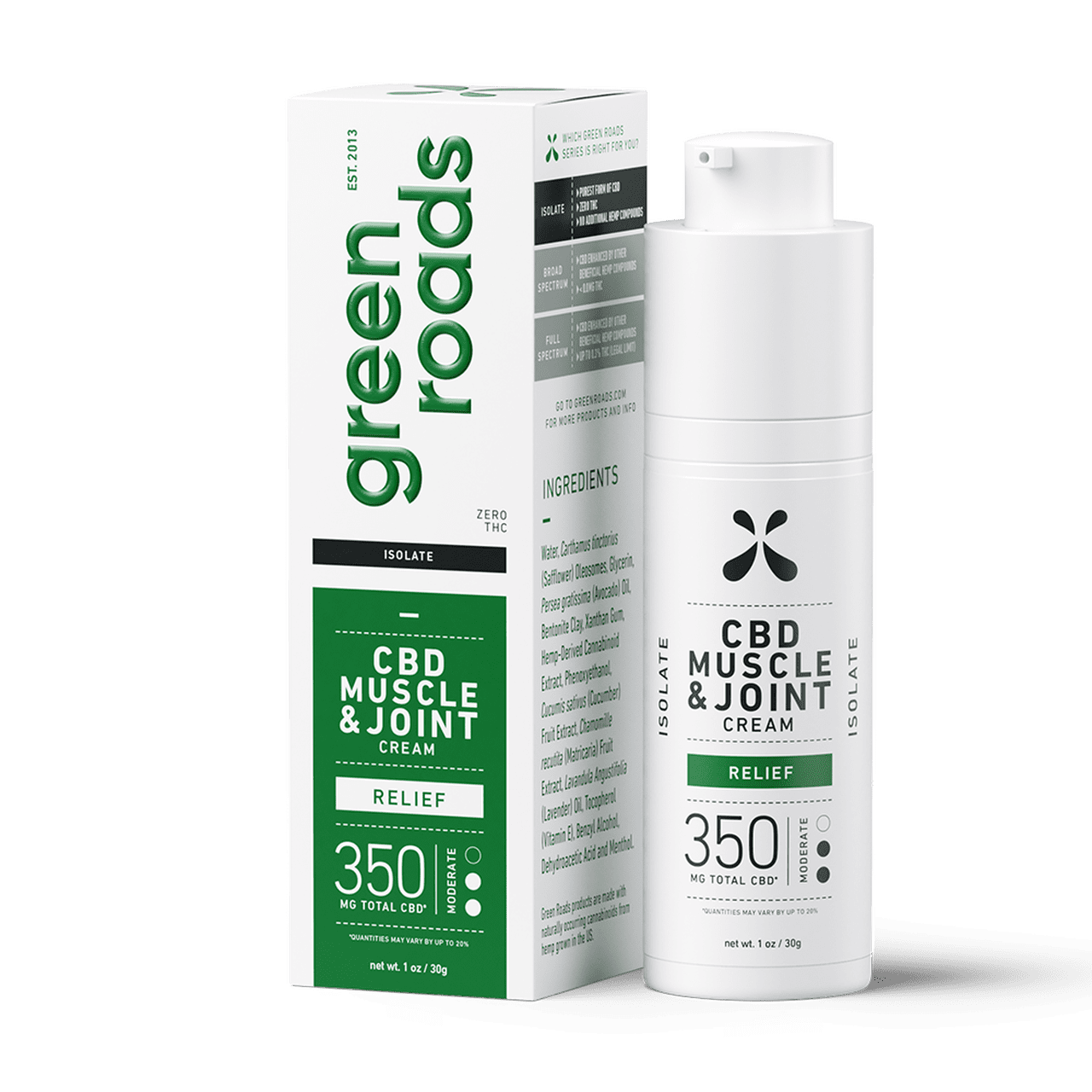 Green Roads Muscle & Joint Relief CBD Cream